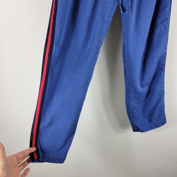 XiRena Rex Pull On Drawstring Side Stripe Herringbone Ankle Pants - Picture 3 of 12